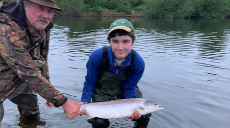 Salmon from River Eden